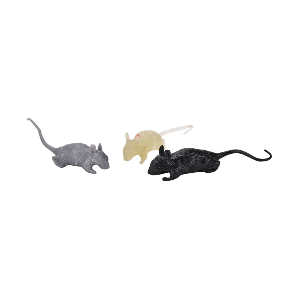 2pz 8.5 CENTIMETRI Ingannevole Della Novità scherzo Del Giocattolo di Plastica Finto Realistico topo scherzo Trucco Spaventoso per Adulti per Bambini di Halloween Giocattolo