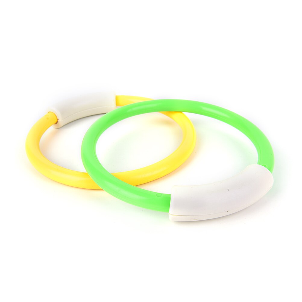 4Pcs Duik Ringen Zwembad Duiken Game Zomer Kid Onderwater Duiken Ring Sport Duiken Boeien Vier Geladen Gooien Speelgoed