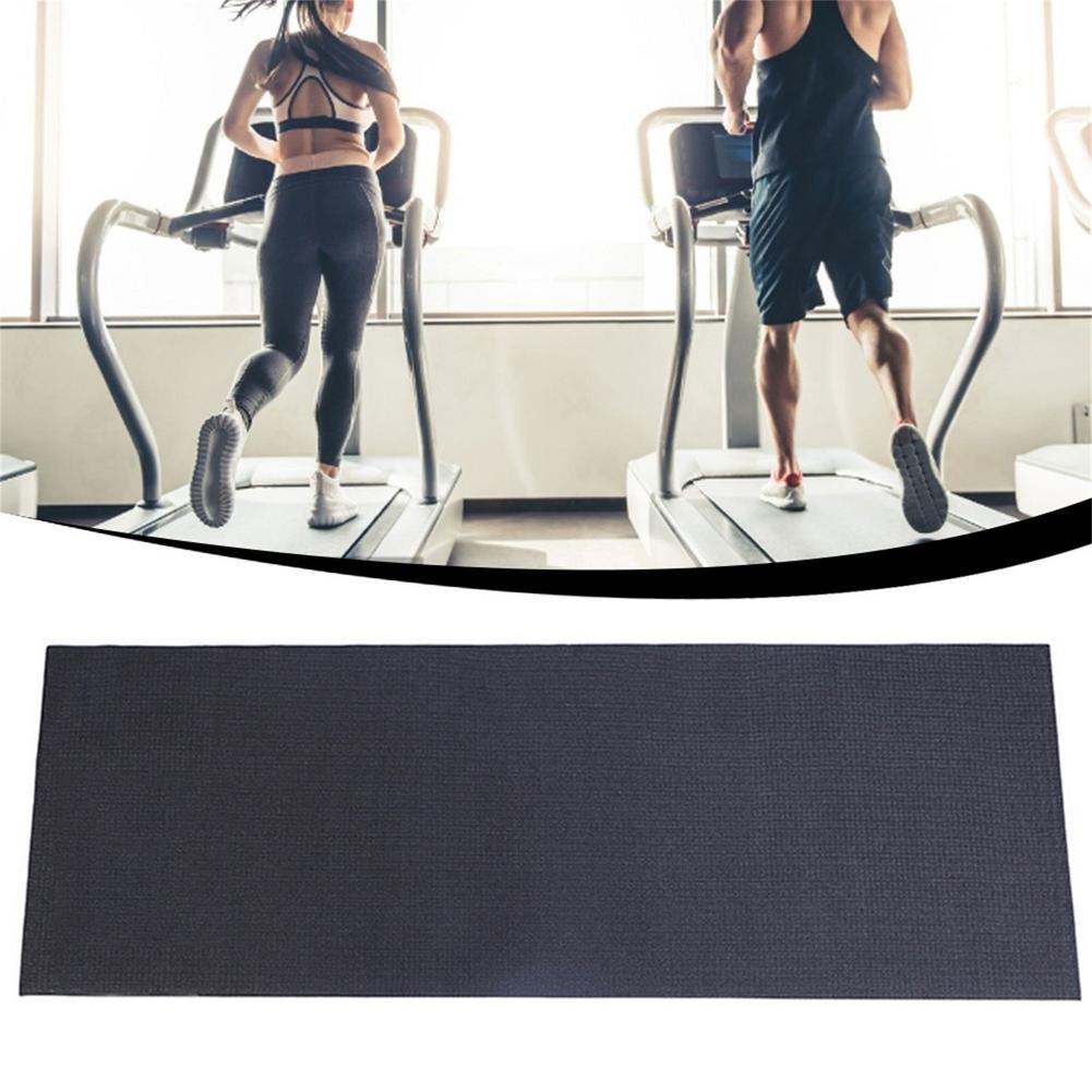 Exercise Mat Gym Fitness Equipment For Treadmill Bike Protect Floor Mat Running Machine Shock Absorbing Pad Black