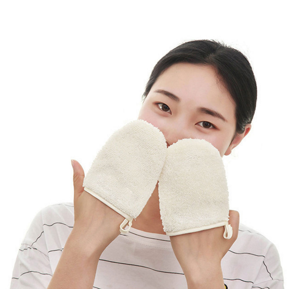 1 Pcs Facial Handdoek Make Remover Beauty Herbruikbare Gezicht Reiniging Handschoen Gezicht Wassen Make Up Tool