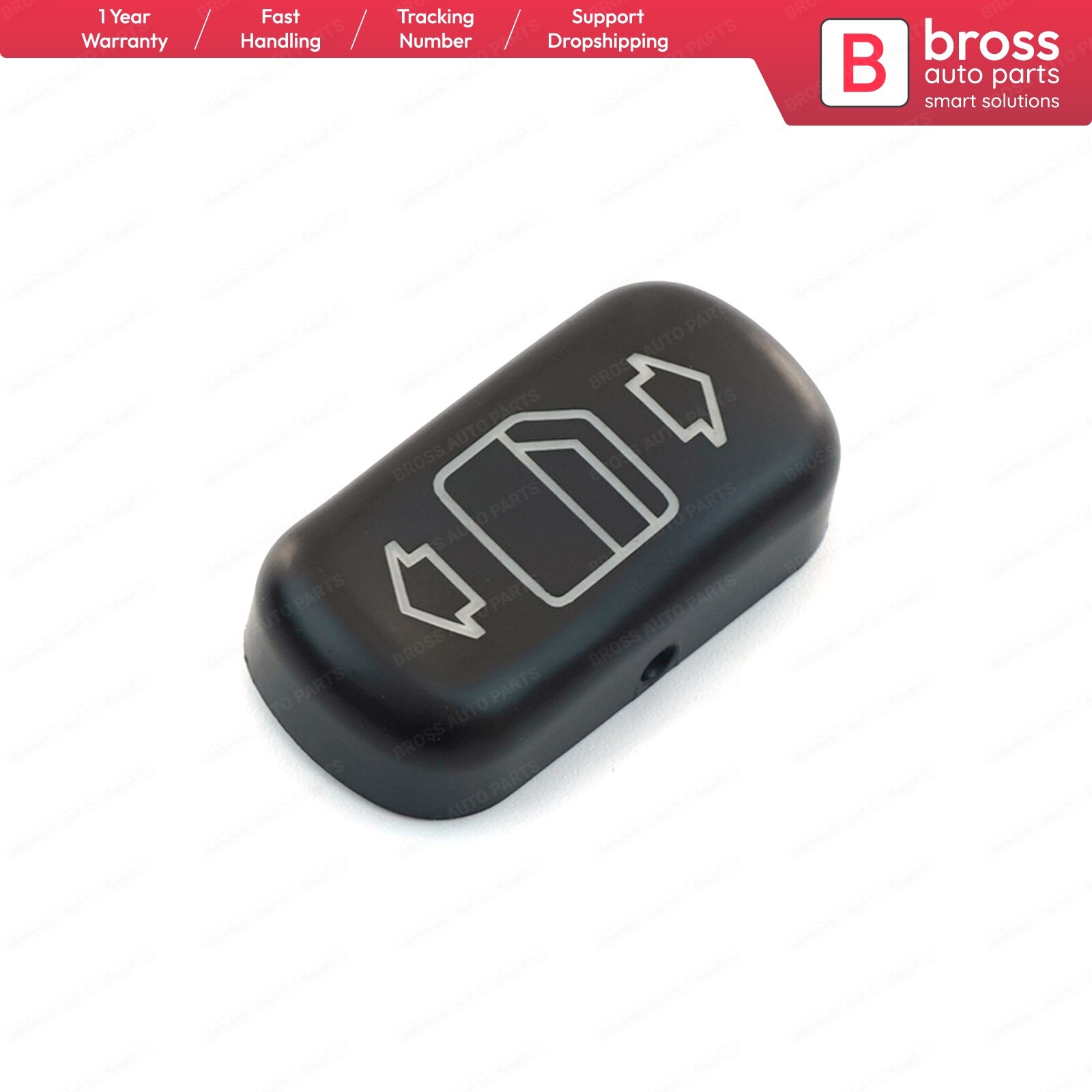 Couvercle de bouton de fenêtre à bord arrondi, 1 pièce, pour Mercedes classe C W202 E W210 S W140, 2108208210 2108213951 2108200110