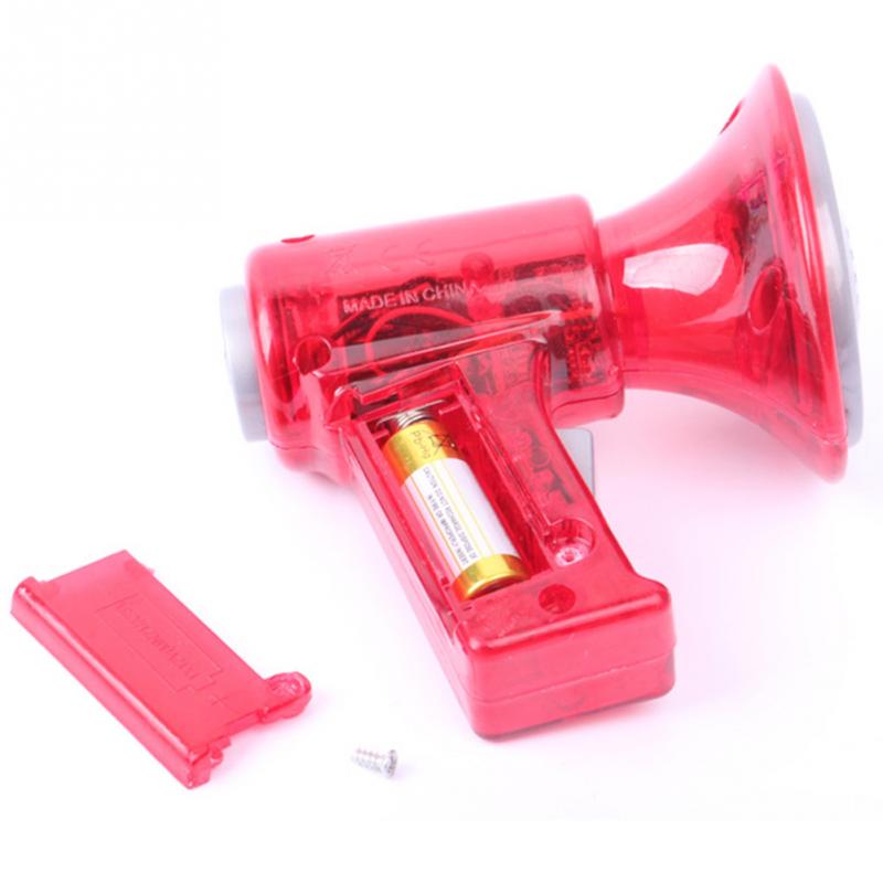 Mini Voice Changer Megaphone Children Kids Toy Three Types Voice Plastic Handheld Megaphone #25