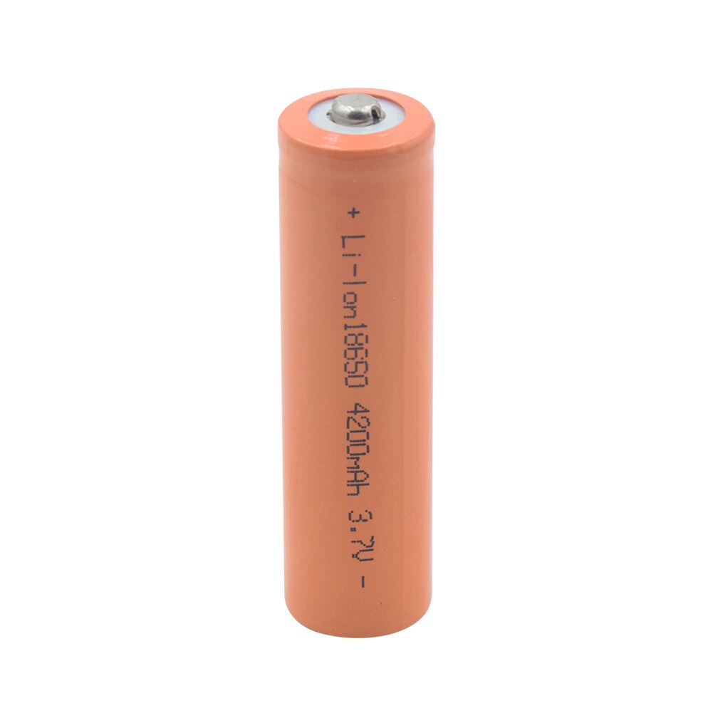18650 Lithium Battery 3.7V 4200mAh Li-ion Cell Rechargeable power high discharge power bank For Flashlight Headlamp: 1 PCS