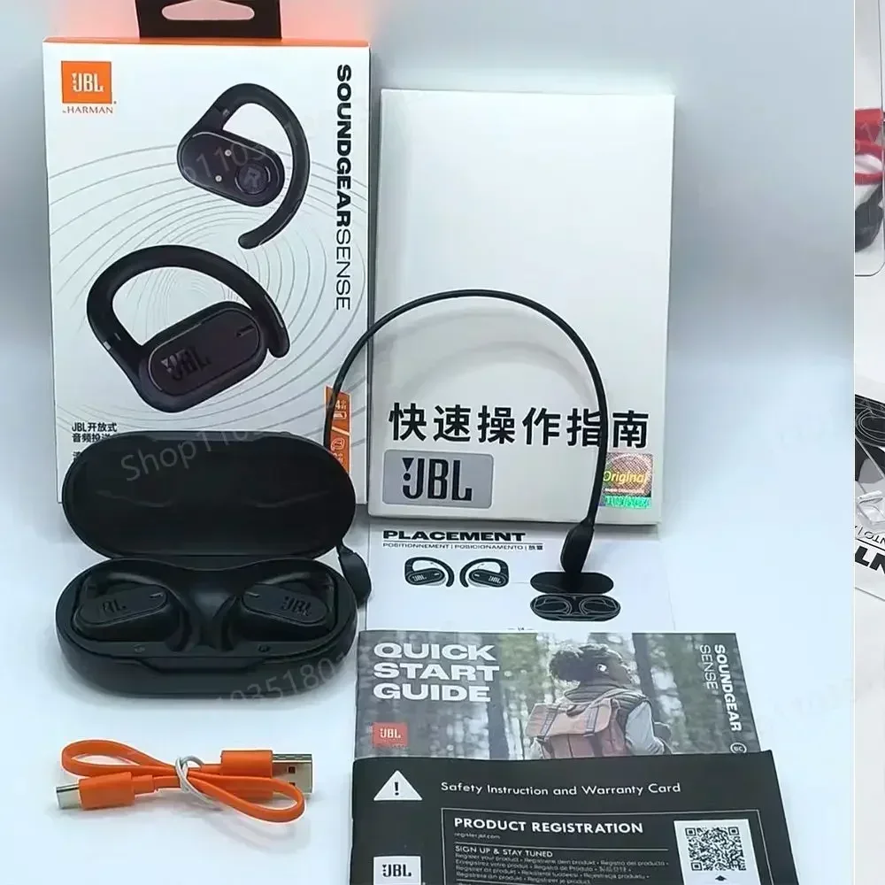 Originele JBL Soundgear Sense True draadloze open-ear hoofdtelefoon sport hardlopen Headset Bass Sound muziek Oortelefoon HK-versie