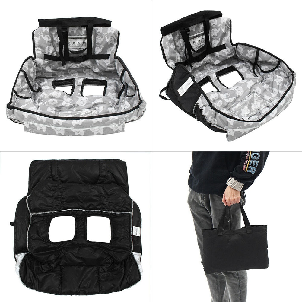 Shopping sæde pude vogn stol betræk madrasser unisex universal høj vogn beskyttende baby elefant mønster børn