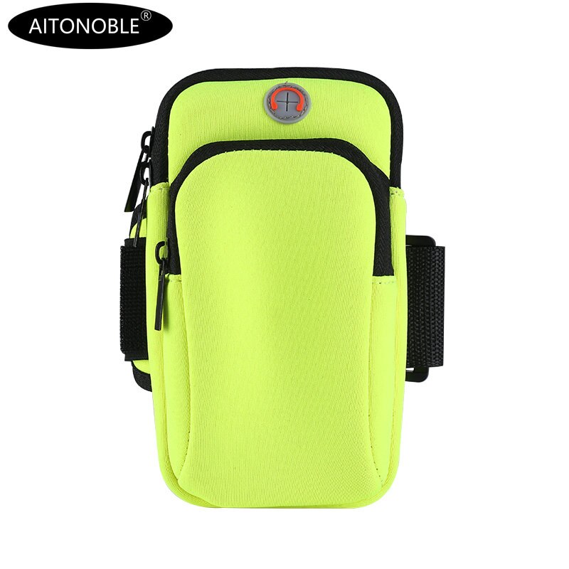 Aitonoble Outdorr Exercise Bag Sports Phone Holder Armband Case Running Armbag Waterproof Bag