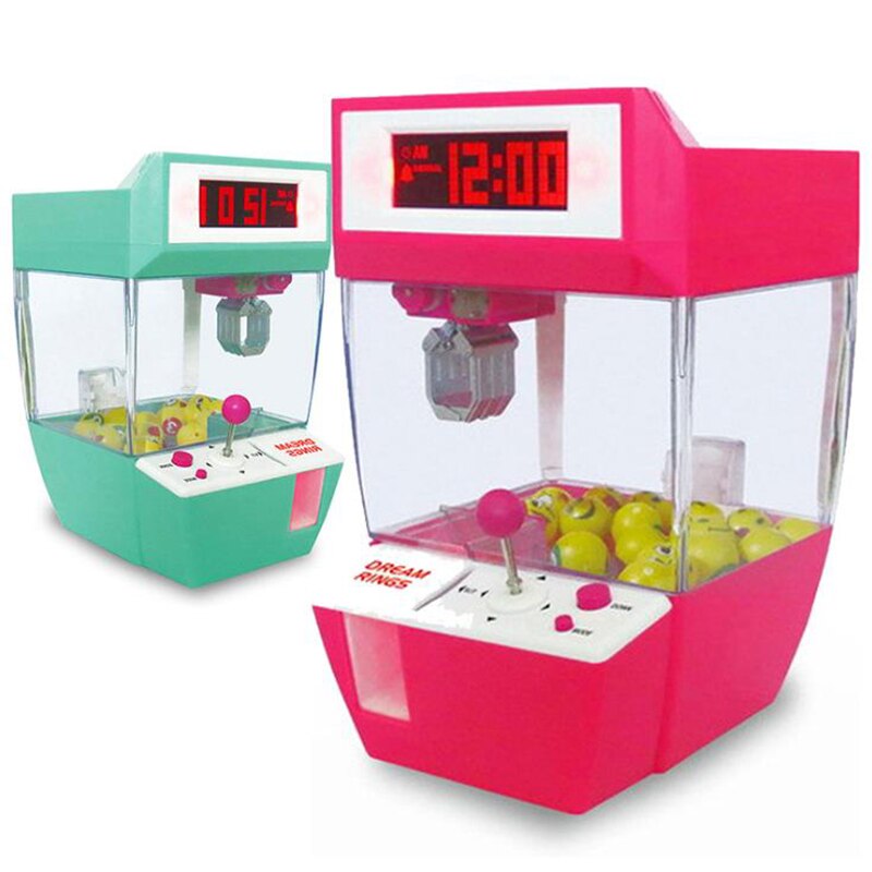 freundlicher Spielzeug Kran Maschine Wecker Puppe Greifer Münz Süssigkeit Automatische freundlicher Fänger freundlicher Party Spiele Spielzeug