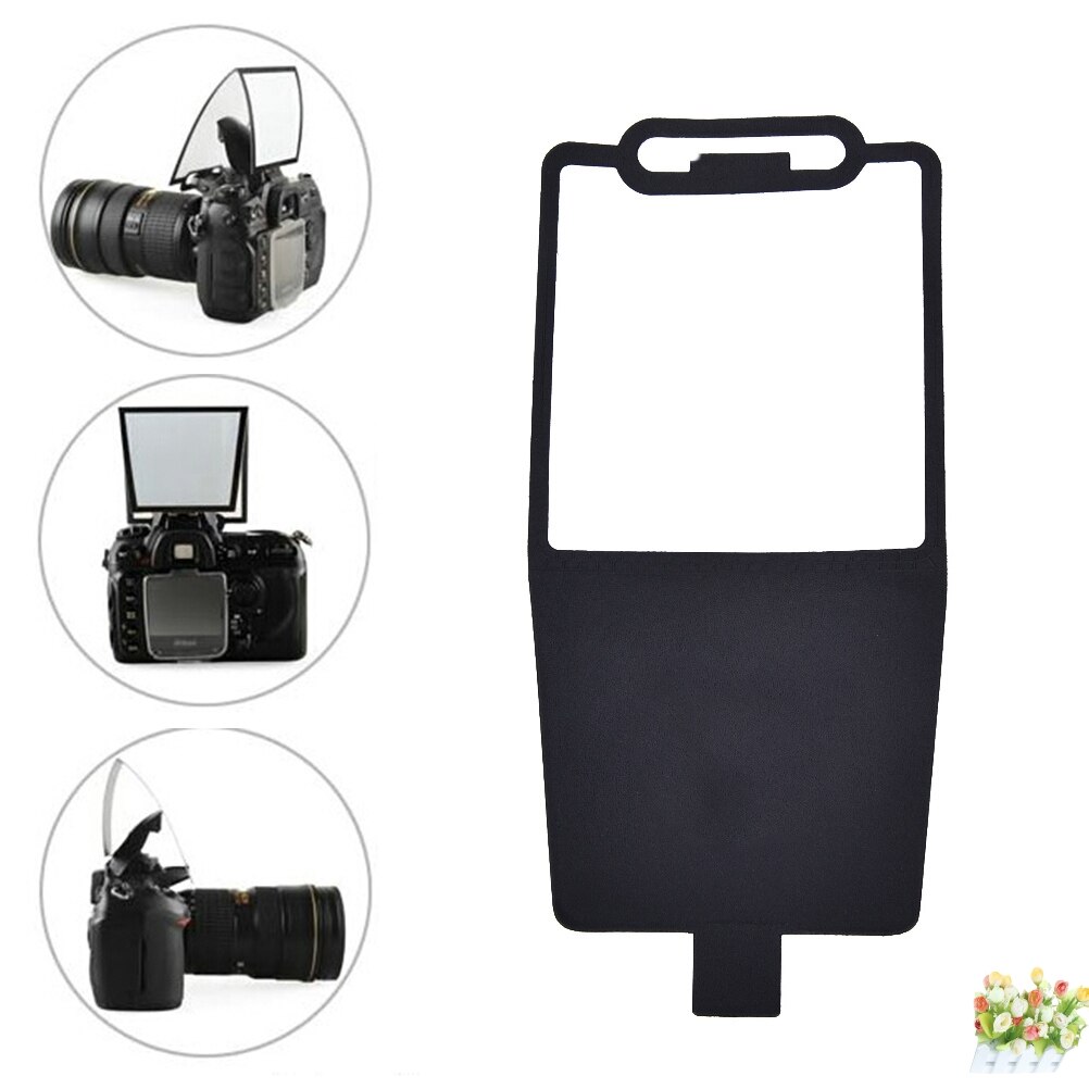 Merkki 1pc maailmanlaajuinen kameran salama canon nikon yongnuo speedlite diffuusori softbox musta kirkas heijastin