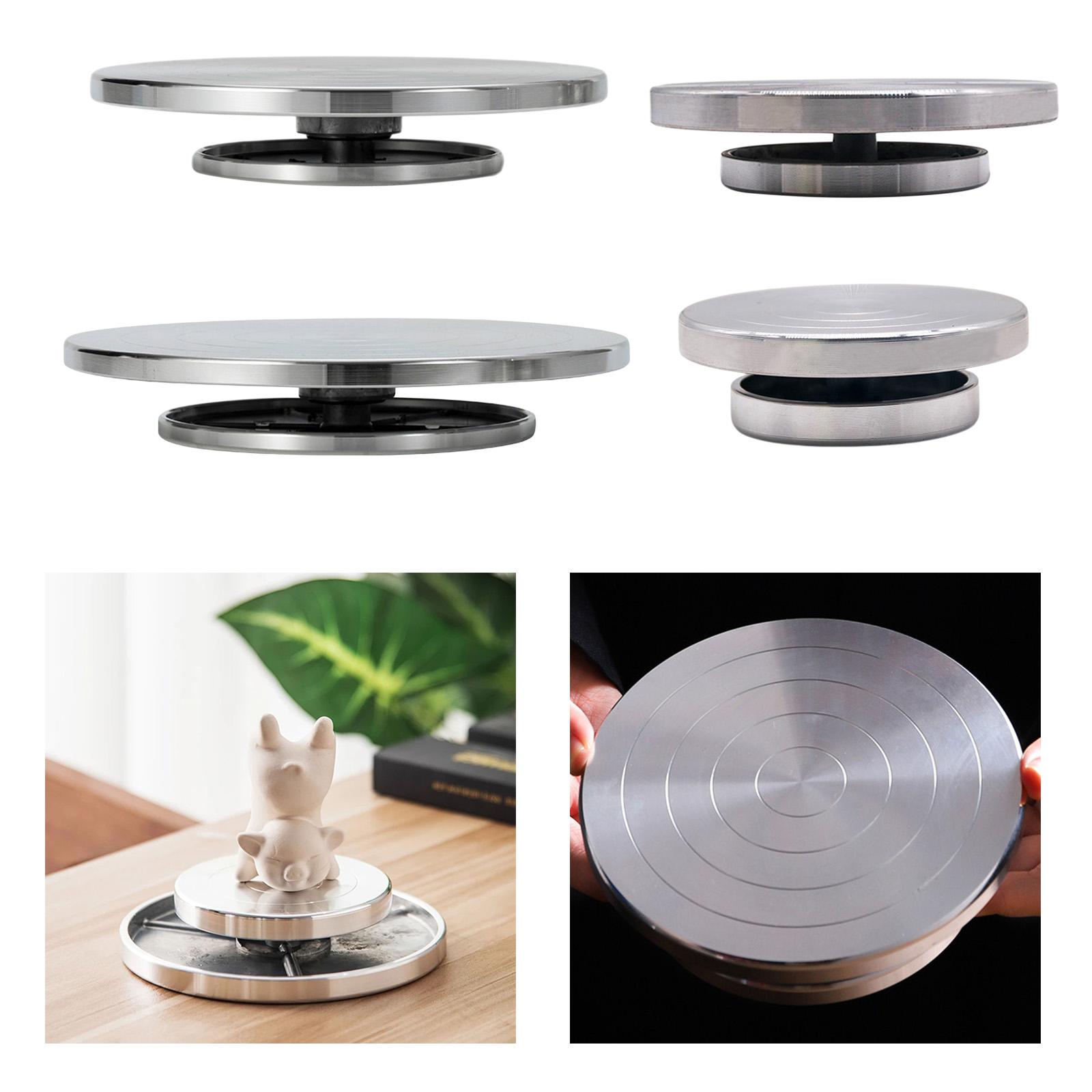 Pottery Wheel Double-Sided Pottery Turntable DIY Clay Tools Cake Rotating Table Ceramics Clay Projects DIY Tools Accessories