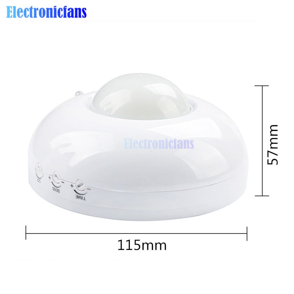 AC110240V 360 Degree PIR Infrared Motion Sensor 220V High Sensitivety