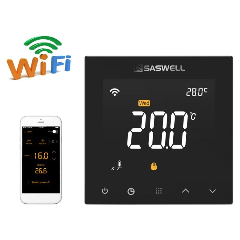 WIFI Thermostat Controller for Water Floor Heating Room Temperature Programmable