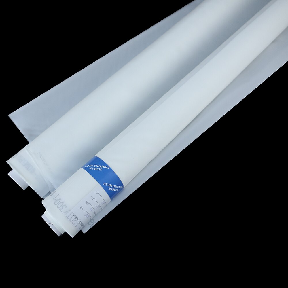 77T 55UM 165cm White FOR Polyester Silk Mesh Screen Mesh For Screen Printing