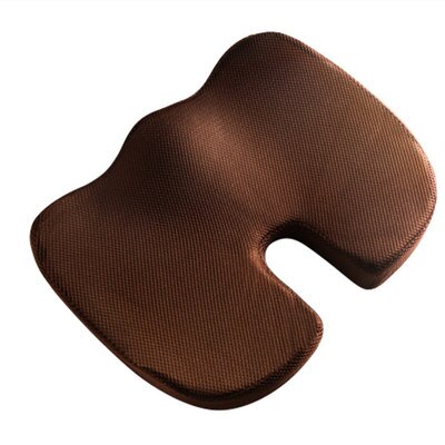 cojín de esponja de Gel cómodo, cojín de espuma con memoria para asiento, cojín en forma de U anti-hemorroides para silla de oficina, cojín para asiento de coche