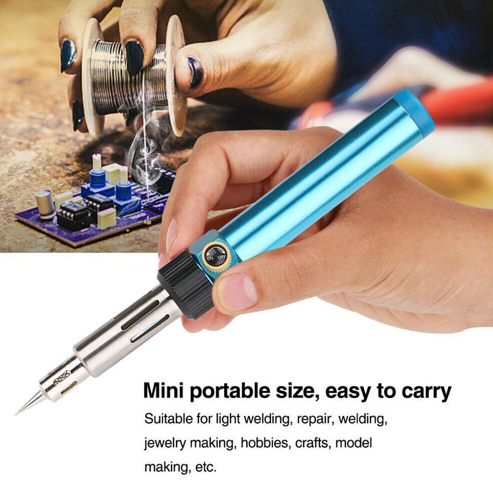 Multifunctionele Draagbare Cordless Butaan Gas Solderen Blazen Gas Torch Soldeerbout Butaan Pen Gereedschap Hand Ijzer Draagbare Wel q4O0