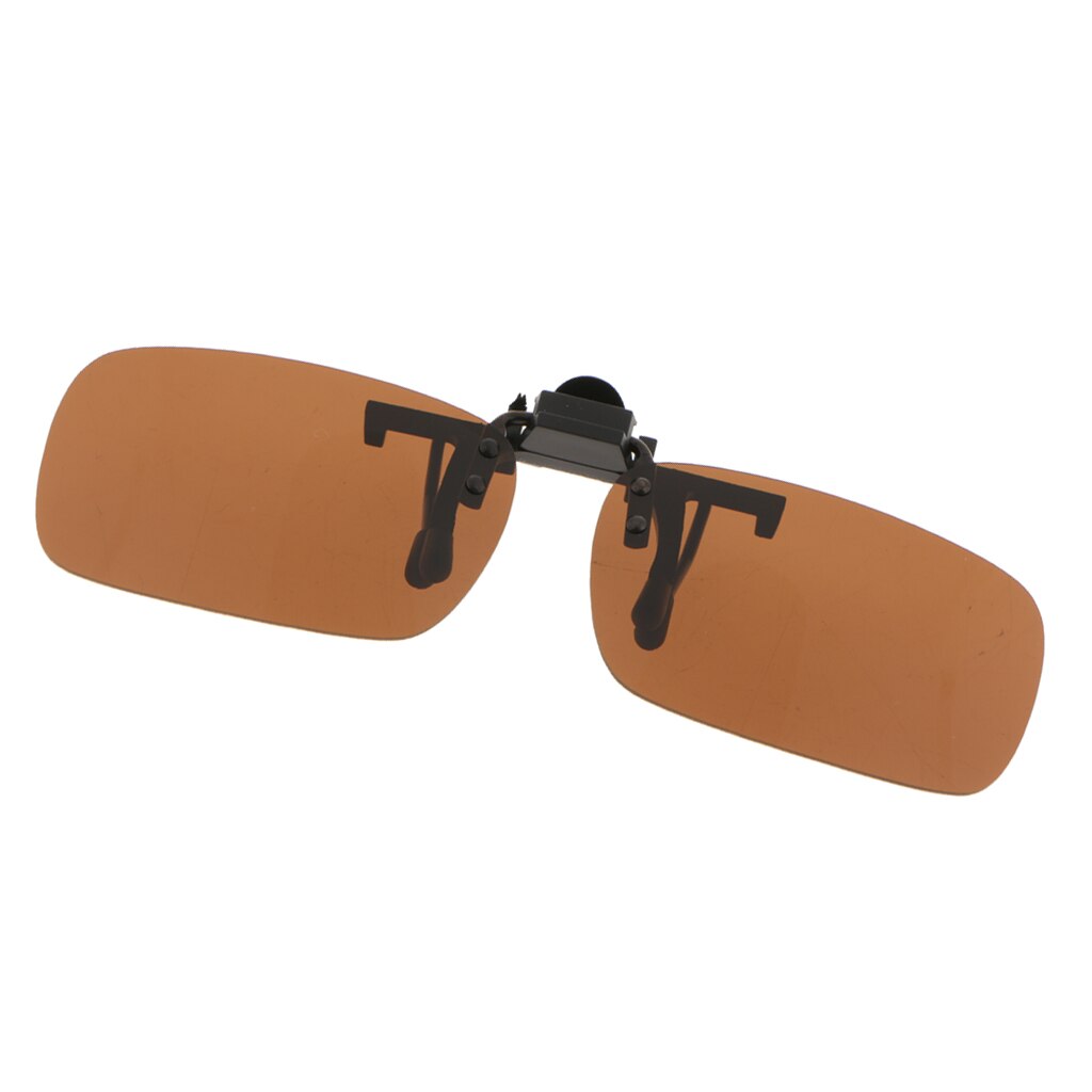Gepolariseerde Lens Blok Clip On Flip Up Zonnebril Voor Bril Rijden