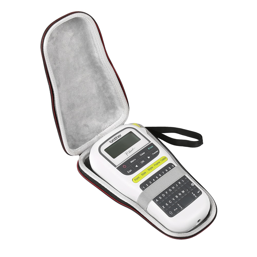 EVA Hard Protective Case for Brother P-Touch PTH110 & PT-H100 Easy Portable Label Maker - Travel Carrying Storage Bag