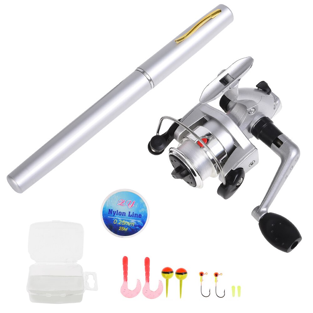 Pen Fishing Rod and Reel Combo Set Mini Telescopic – Grandado