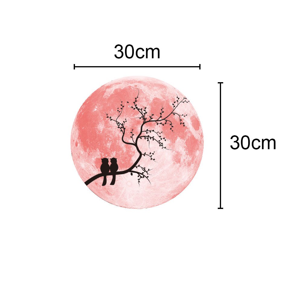 Autocollants fluorescents pour Couples, lettres d'amour qui brillent dans la nuit, pour de saint-valentin: Couple cat on tree
