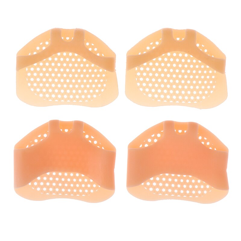 1 Paar Inlegzolen Voorvoet Pads Voor Vrouwen Hoge Hak Schoenen Voet Blister Care Tenen Insert Pad Siliconen Gel Binnenzool Pijn relief