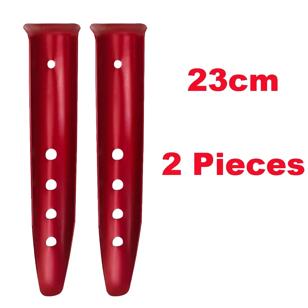 Aluminum U-Shaped Snow and Sand Tent Stakes Pegs Beach Ground Nails: MULTI