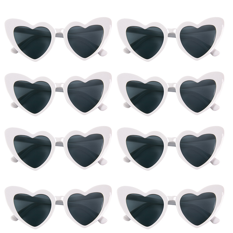Gafas de sol de noche de gallina, gafas de sol de amor para despedida de soltera, de dama de honor, gafas con forma de corazón verde aguacate, suministros de boda para despedida de soltera: Verde oliva
