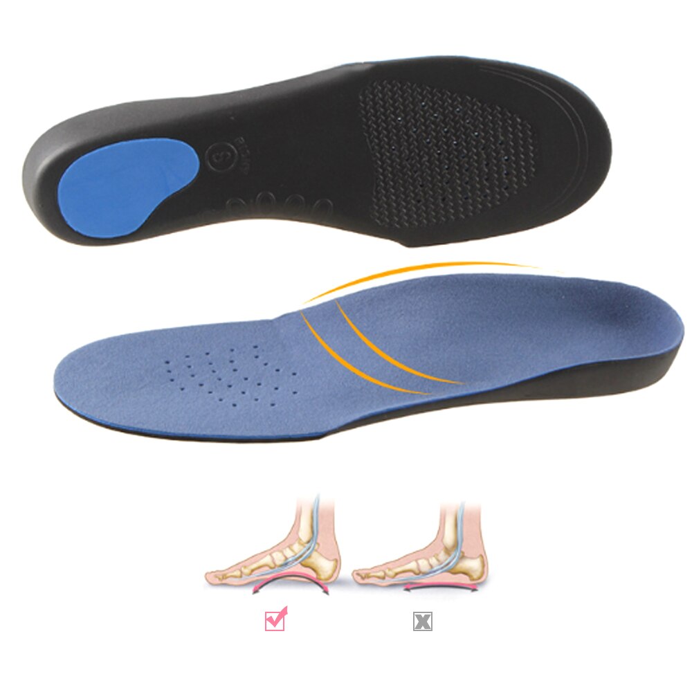 Orthopedic InsolesFlatfoot Orthotics Cubitus Varus Orthopedic Foot Pad Care Insole Unisex Deodorant Insole