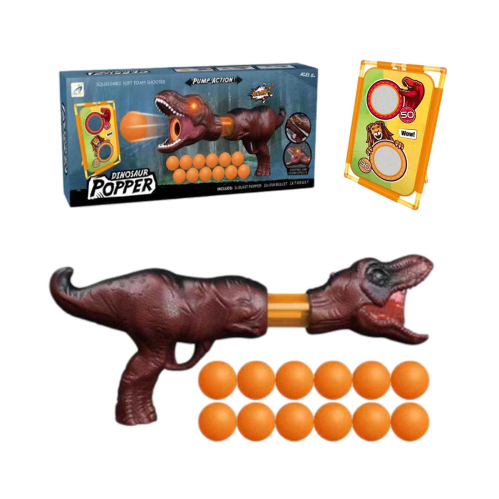 Schieten Speelgoed Set Gemonteerd Concurrerende Dinosaurus Speelgoed: 4