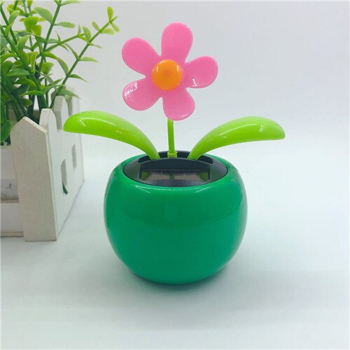 Funny Solar Powered Dancing Flower Swinging Toys Vibrant Automobile Dashboard Family Balcony Decoration For Friend: 12