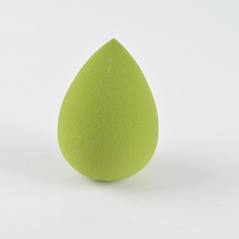 1Pc Water Shape Make-Up Puff Foundation Spons Cosmetische Puff Smooth Beauty Cosmetische Make-Up Accessoires Spons Bladerdeeg Gereedschap: Green
