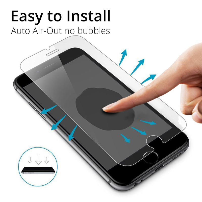 Szkło hartowane dla iPhone 7 8 6 6s plus ochraniacz ekranu dla iPhone XR X XS 11 zawodowiec Max 5 5S 5C SE 4 4s szkło film pokrywy skrzynka