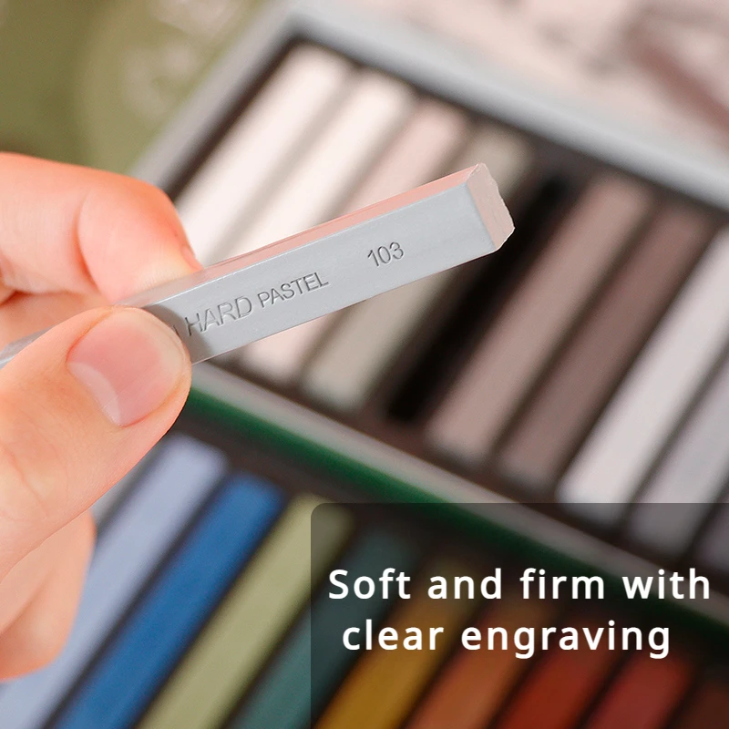 Juego de tiza para bocetos, palo de tiza colorido, Material ecológico, juego de dibujo , suministros escolares, crayones para niños, 12 colores