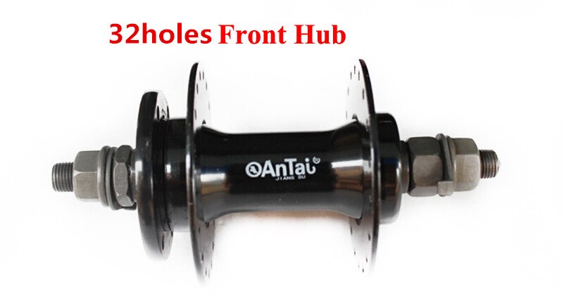 Steel Material Quick Release Bike Hub Front Rear Mountain Road Bike Hubs Disc Card Bicycle Cycling Bike Disc Brake Bearing Hubs: 32 Front Bike Hub