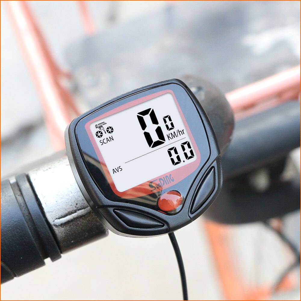 SUNDING SD-548B wired Bike Speed Meter SD-548C wireless Digital Bike Computer Multifunction Sensors Bicycle Computer Speedometer