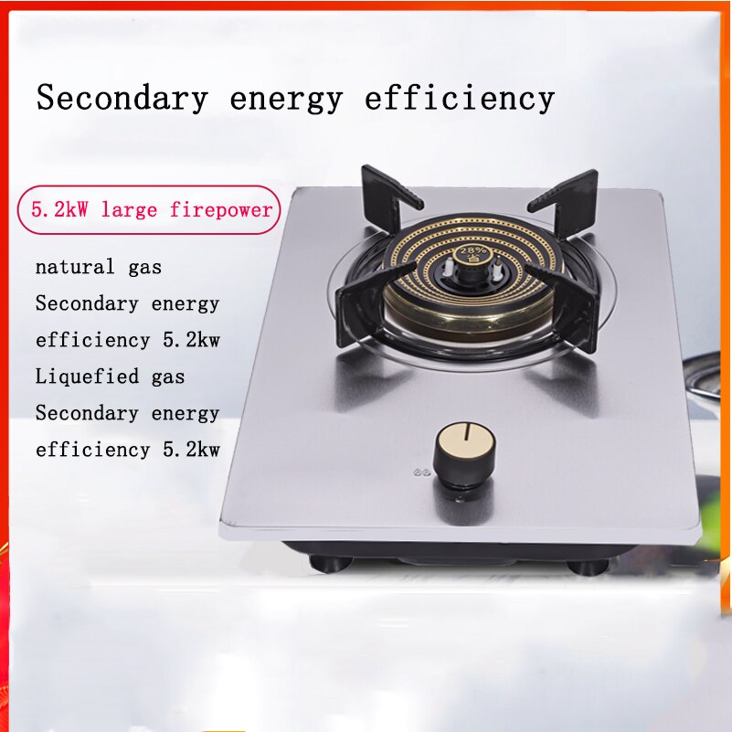 Gasherd Einzel Herde Haushalts Tisch eingebettet Dual Zweck 3800W Energie Natürliche Gas Gas Herde Gehärtetem Glas Tisch Herde CY