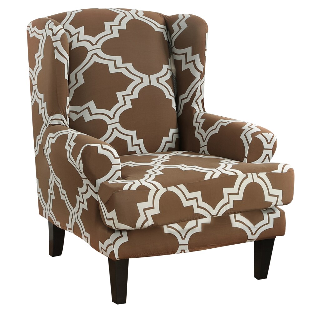 Elastische spandex stoelhoezen effen kleur vrijetijdsbesteding stretch bad fauteuil stoelhoes beschermer wasbare hoes: G306462a