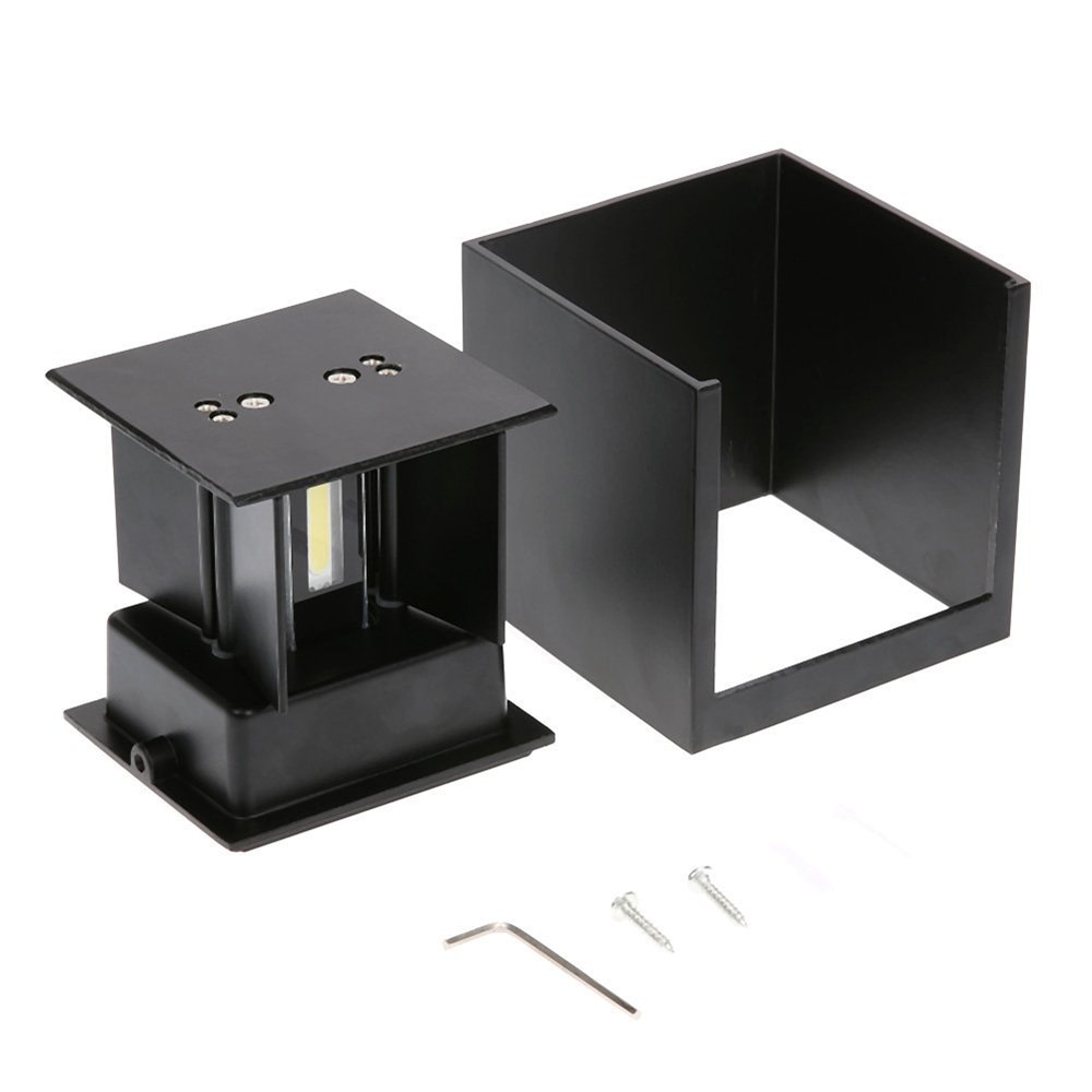 IP65 Waterproof 6W 12W Outdoor Led Wall Lamp modern Aluminum Adjustable Surface Mounted Cube Led Garden Porch Light Wall Lamps