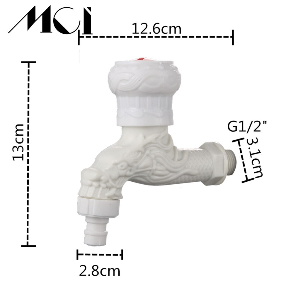 Thuis Wall Mount Bibcock Decoratieve Outdoor Tuin Kraan Wasmachine Mop Badkamer Kraan WC Plastic Kranen Torneira