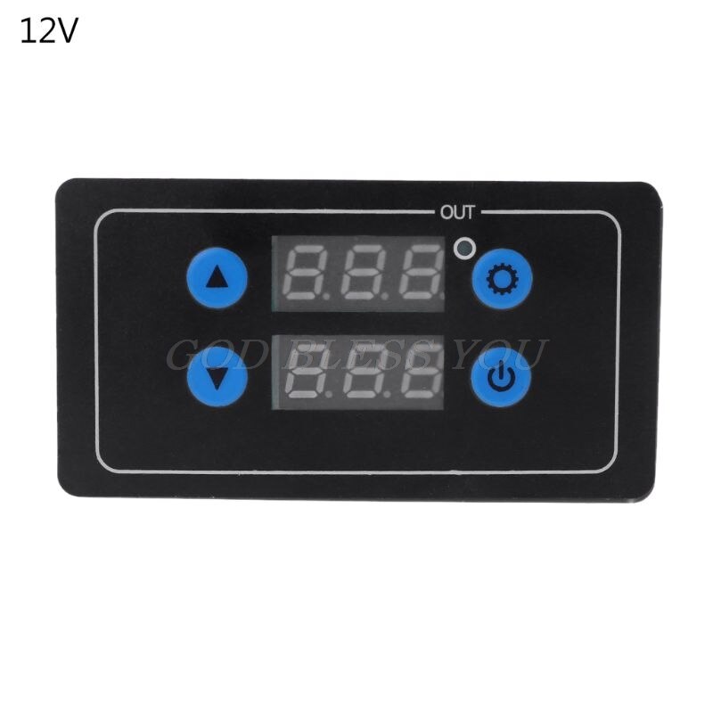 0.1S-999H Countdown Timer Programmeerbare Cyclus Controle Module Tijd Dalay Relais 5V/12V/220V Optioneel Voltage: 12V