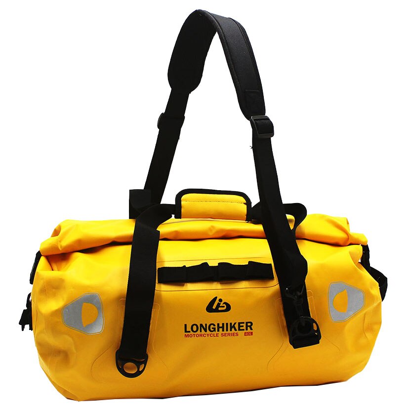 Outdoor Swimming Waterproof Duffle Bag for Motorcycle Tail Bag Riding Cycling Gym Kayaking Boating Rafting Fishing Camping