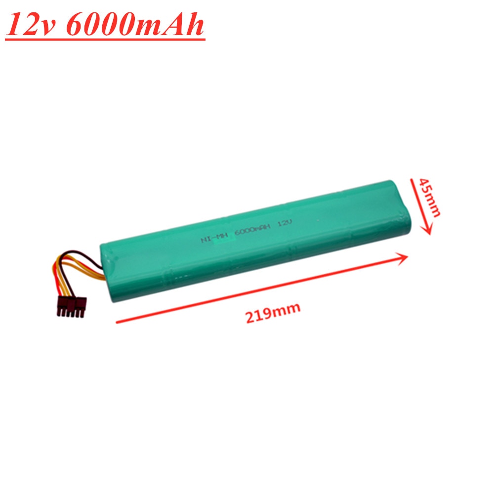 Päivitys 6000 mah 12v ni-mh akku neato botvacille 70e 75 80 85 d75 d8 d85 pölynimuria  sc 12v ladattavaa nimh-akkua 1 kpl