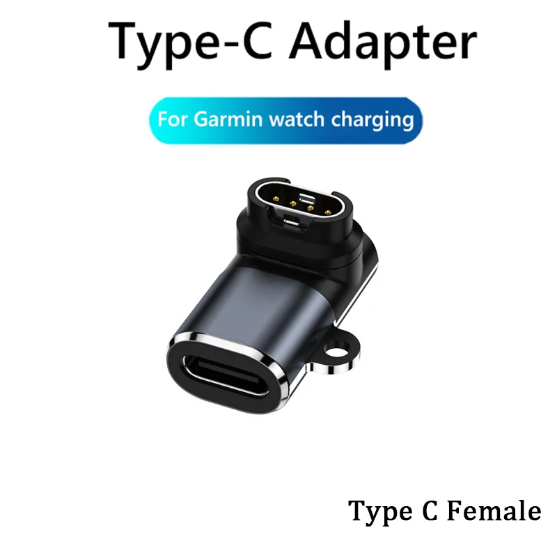 Cable de carga para Garmin Fenix 7 7S 7X 6 6S 6X Forerunner 255 955 945 745 USB tipo C IOS adaptador de cargador cargadores de reloj: Black Yellow