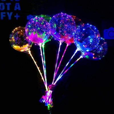 Party-Helle Luftballons hand Welle Ball Ins Bobo Ballon Lichter Nacht Markt LED Festliche Partei Liefert W1