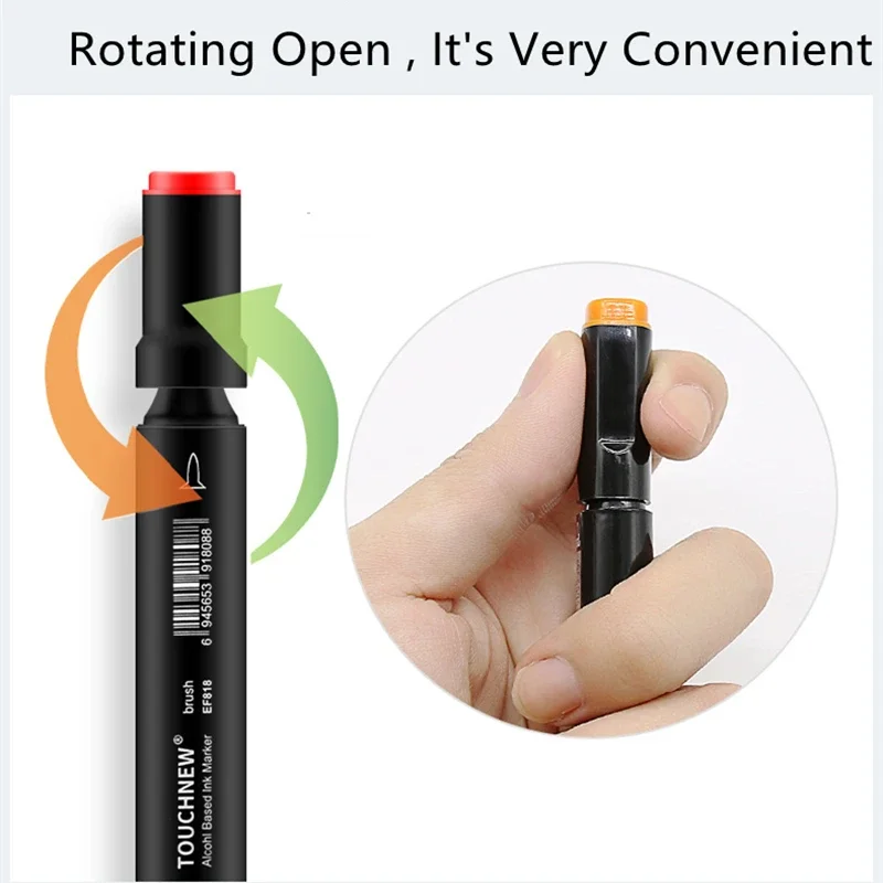 TOUCHNEW Sketching markers Soft brush Marker pen set brush marker alcohol-based marker comic drawing animation art supplies
