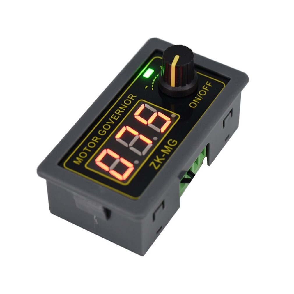 Dc 5-30v 12v 24v 5a controlador do motor dc pwm velocidade ajustável display digital encoder taxa de dever freqüência max 15a ZK-MG