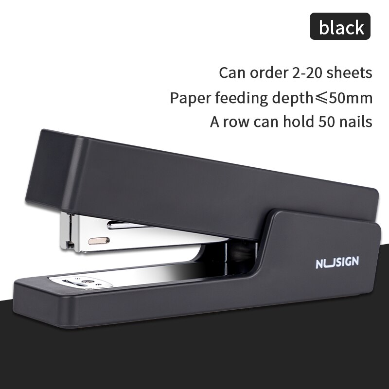 Deli stapler office accessories student manual staplers office Home large accessory desktop School supplies stationery stapler: black 1 set