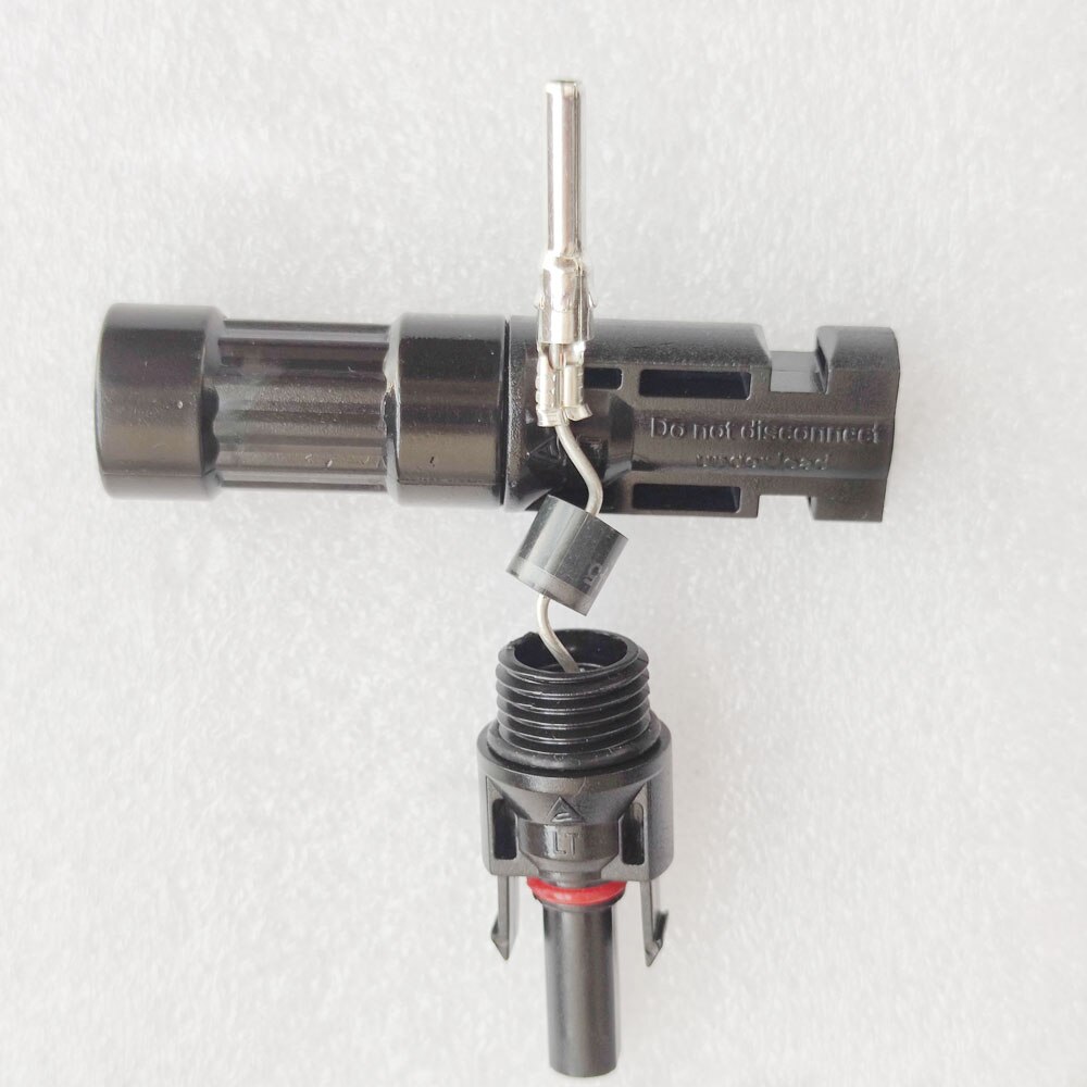 10A 15A 20A 30A Solar DC Diode Plug Connector For PV System Solar panel Parallel Connection protection