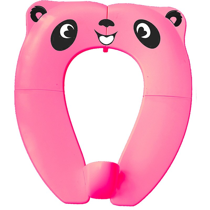 Baby Toilet Seat Cover Kids Reizen Vouwen Potje Seat Portable Toilet Training Stoelen Cover Infant Antislip Urinoir Kussen pot: cute pink cover