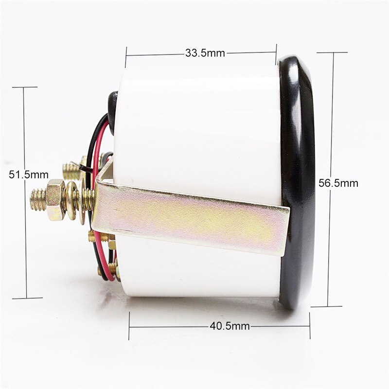 2" 52mm Fuel Float Level Gauge Car Meter With Fuel Float Sensor E-1/2-F Pointer White LED Light DC 12V Automotive Gauges
