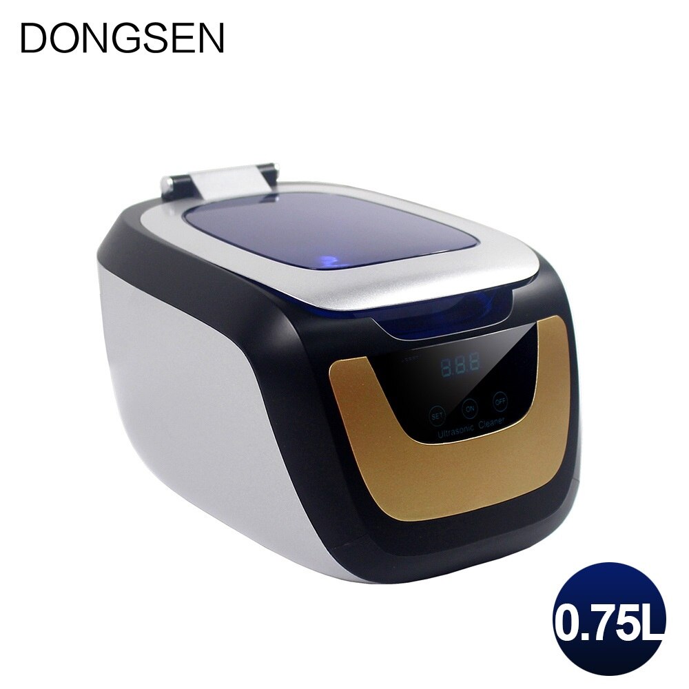 Home Use Multifunctional Ultrasonic Cleaning Machine 0.75L Polishing Jewelry Earings Denture Nail LED Display Ultrasonic Bath