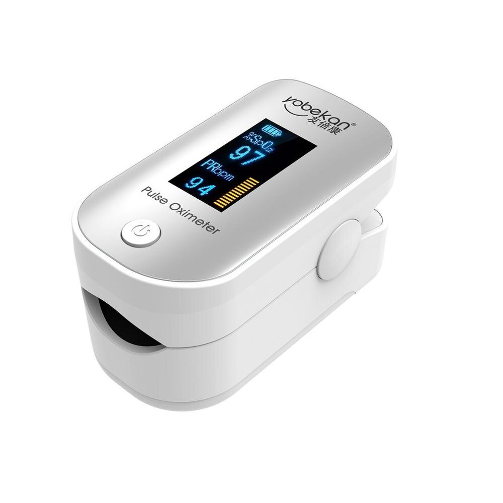 Oxymètre de doigt Portable Saturation en oxygène moniteur d'oxygène sanguin pince à doigt moniteur de fréquence cardiaque oxymétrie oxymètre de pouls oximetro
